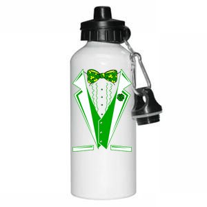 Patty Party Tuxedo Tux St Patrick's Day Aluminum Water Bottle