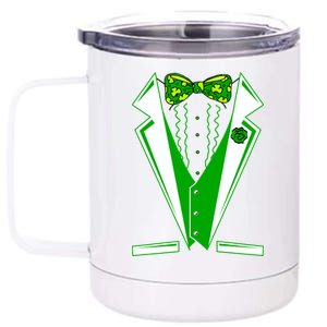 Patty Party Tuxedo Tux St Patrick's Day 12 oz Stainless Steel Tumbler Cup