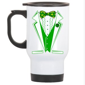 Patty Party Tuxedo Tux St Patrick's Day Stainless Steel Travel Mug