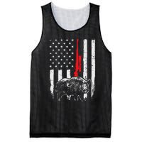 Patriotic American Usa Flag Boar Hunting Wild Hog Hunter Mesh Reversible Basketball Jersey Tank