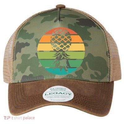 Polyamory And Upside Down Pineapple Summer Vacation Cruise Cute Gift Legacy Tie Dye Trucker Hat