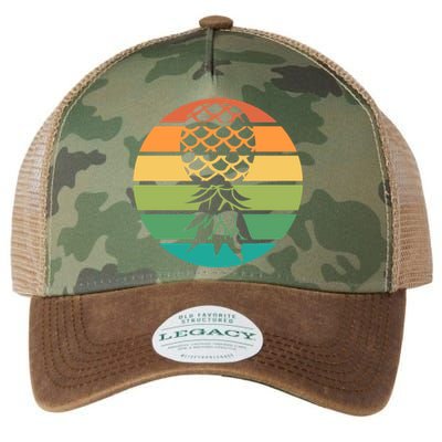 Polyamory And Upside Down Pineapple Summer Vacation Cruise Cute Gift Legacy Tie Dye Trucker Hat