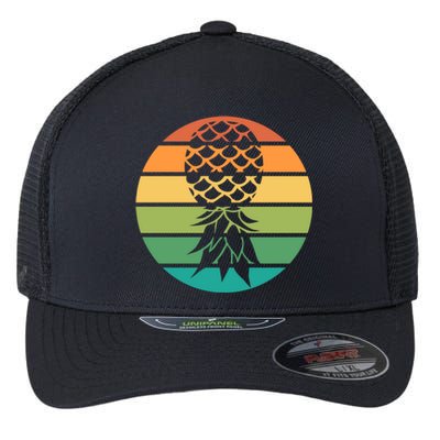 Polyamory And Upside Down Pineapple Summer Vacation Cruise Cute Gift Flexfit Unipanel Trucker Cap