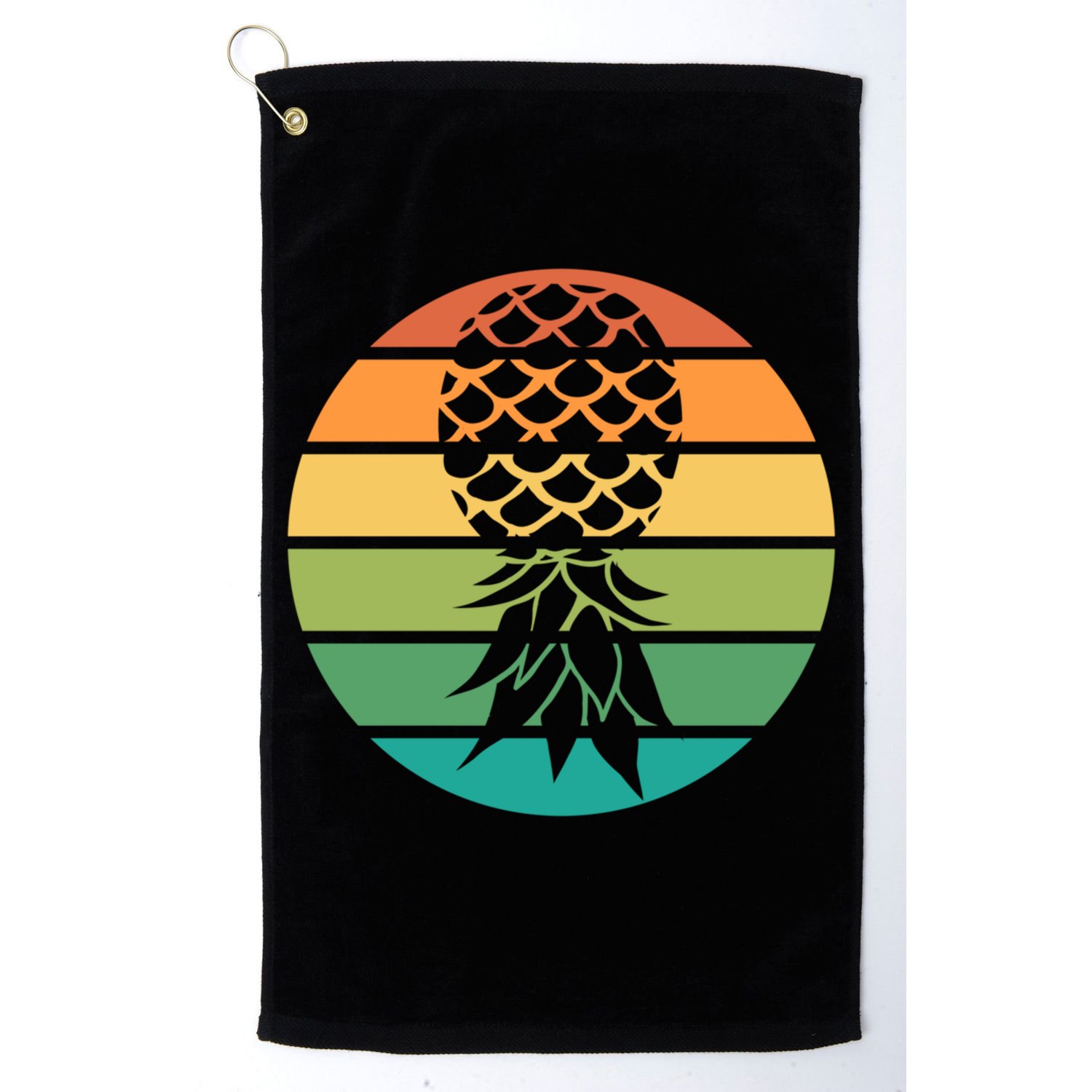 Polyamory And Upside Down Pineapple Summer Vacation Cruise Cute Gift Golf Towel