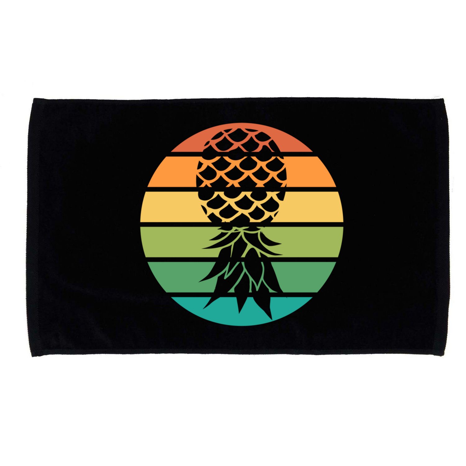 Polyamory And Upside Down Pineapple Summer Vacation Cruise Cute Gift Microfiber Hand Towel