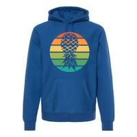 Polyamory And Upside Down Pineapple Summer Vacation Cruise Cute Gift Premium Hoodie