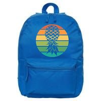 Polyamory And Upside Down Pineapple Summer Vacation Cruise Cute Gift 16 in Basic Backpack