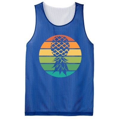 Polyamory And Upside Down Pineapple Summer Vacation Cruise Cute Gift Mesh Reversible Basketball Jersey Tank