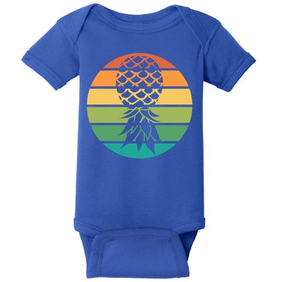 Polyamory And Upside Down Pineapple Summer Vacation Cruise Cute Gift Baby Bodysuit