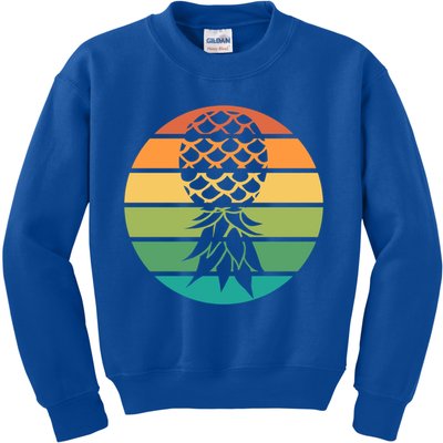 Polyamory And Upside Down Pineapple Summer Vacation Cruise Cute Gift Kids Sweatshirt