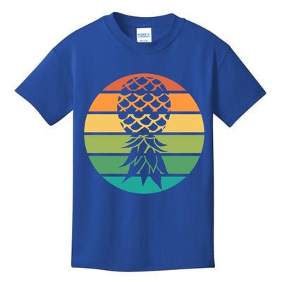 Polyamory And Upside Down Pineapple Summer Vacation Cruise Cute Gift Kids T-Shirt