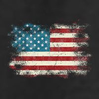 Patriotic American Usa Flag 11oz C Handle Ceramic Mug