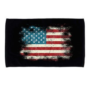 Patriotic American Usa Flag Microfiber Hand Towel