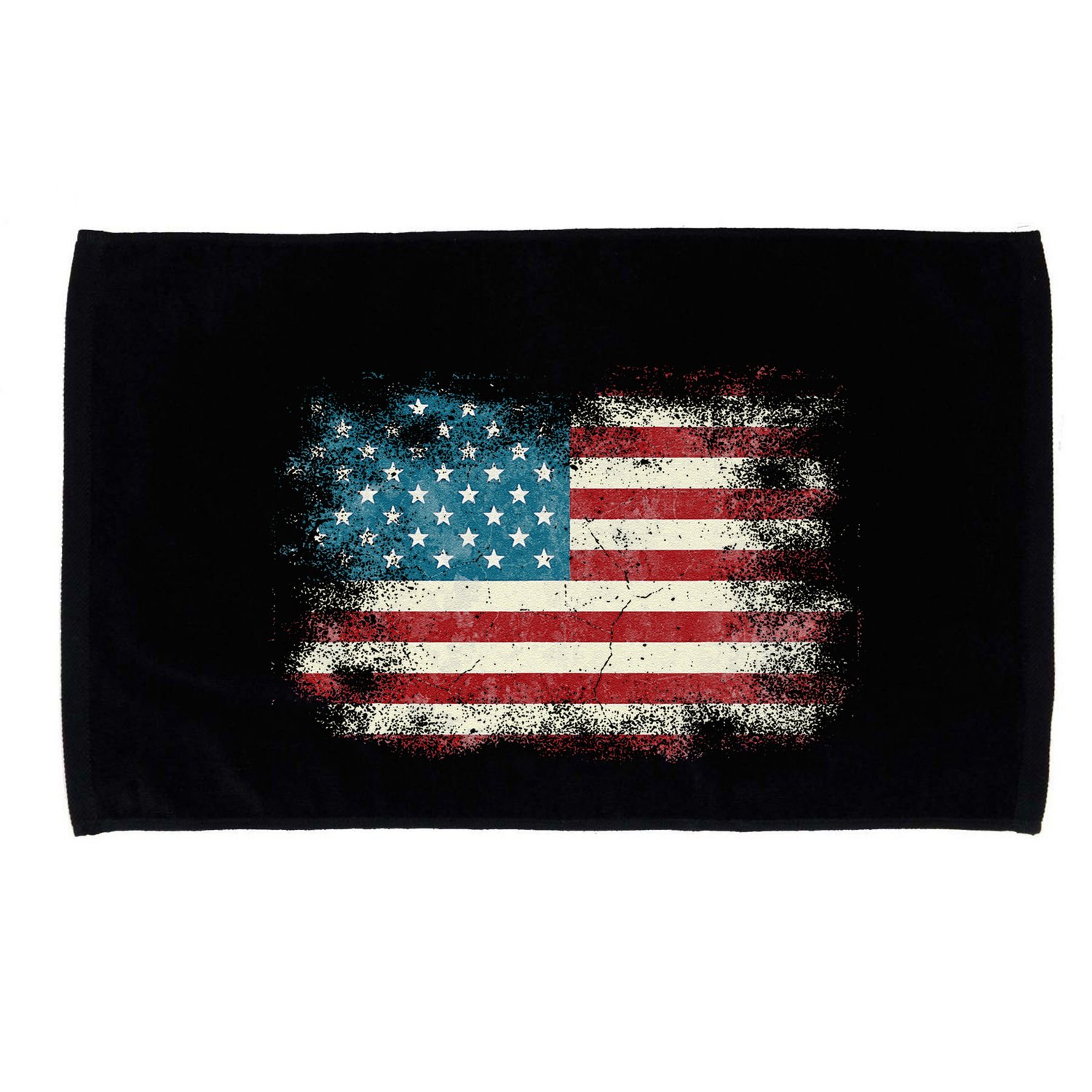 Patriotic American Usa Flag Microfiber Hand Towel