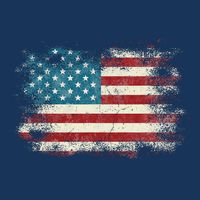 Patriotic American Usa Flag 7 Panel Mesh Trucker Snapback Hat