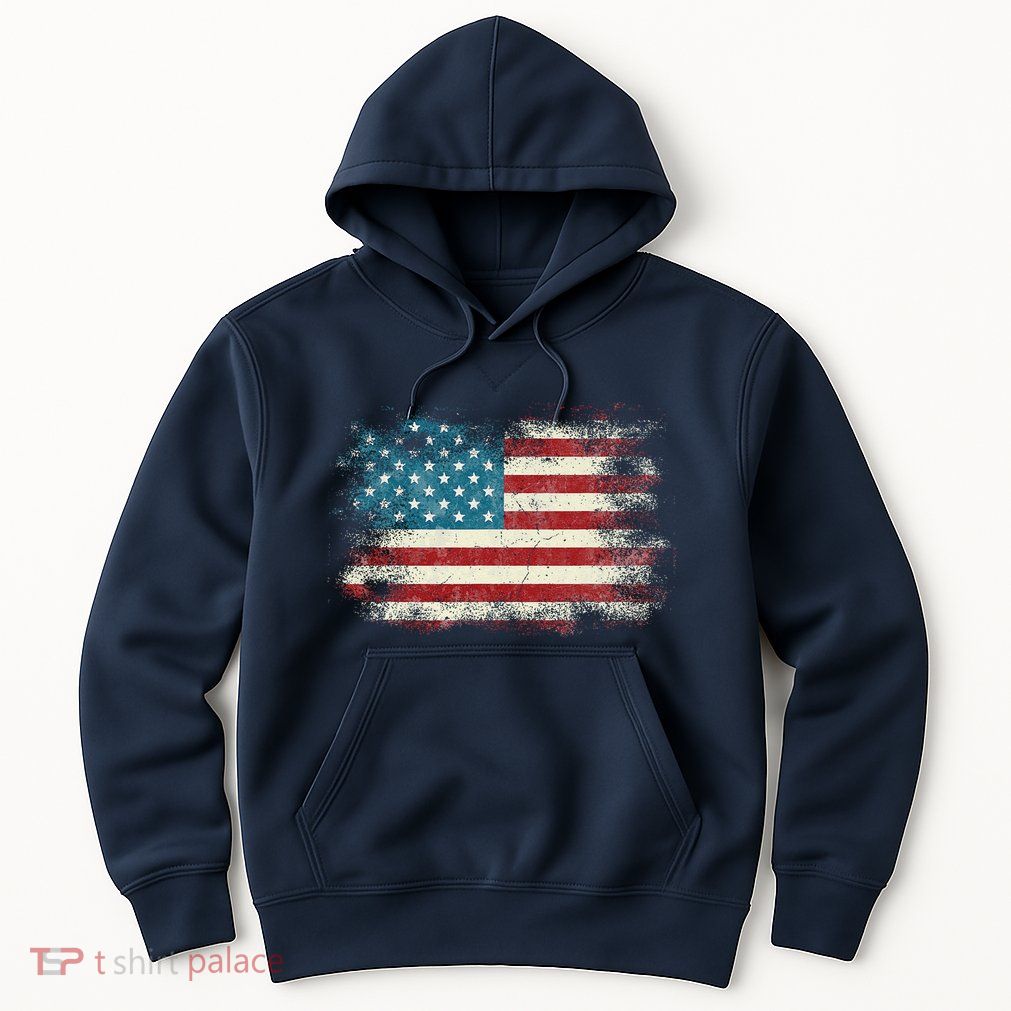 Patriotic American Usa Flag Hoodie