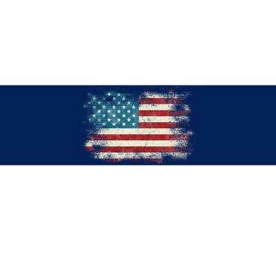 Patriotic American Usa Flag Bumper Sticker