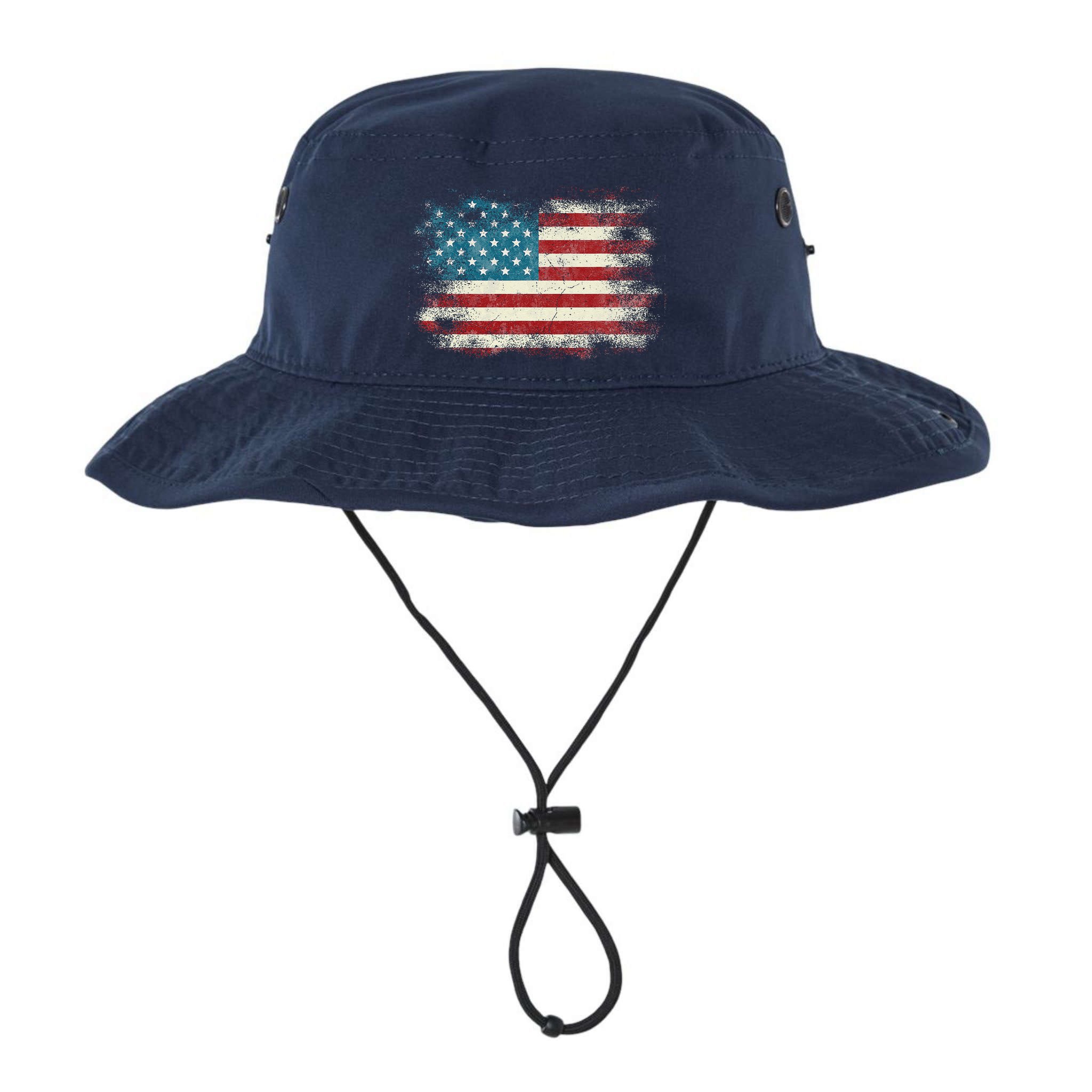 Patriotic American Usa Flag Bucket Hat