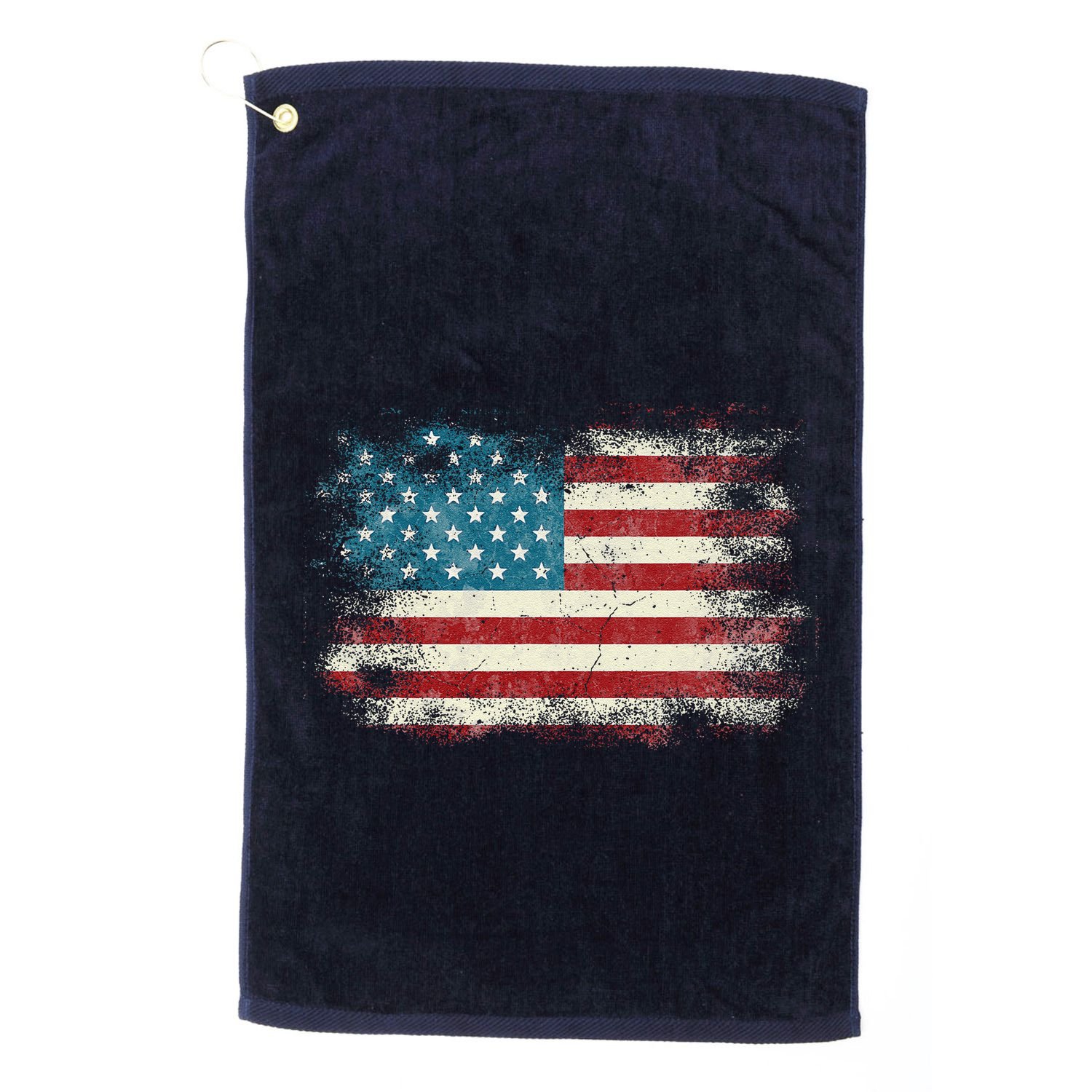 Patriotic American Usa Flag Golf Towel