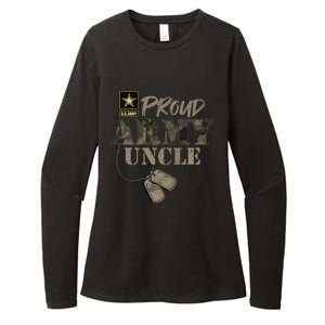 Proud Army Uncle Military Pride Womens CVC Long Sleeve Shirt