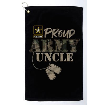 Proud Army Uncle Military Pride Platinum Collection Golf Towel