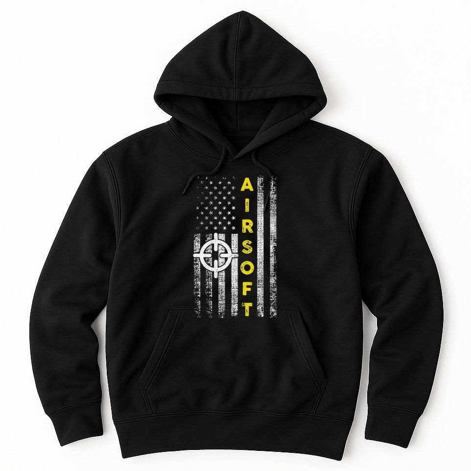 Patriotic Airsoft United States Flag Hoodie