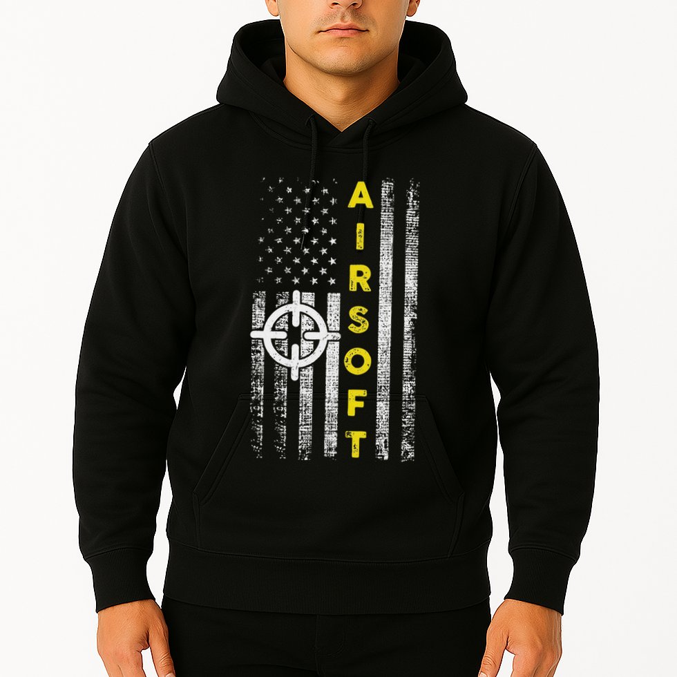 Patriotic Airsoft United States Flag Hoodie