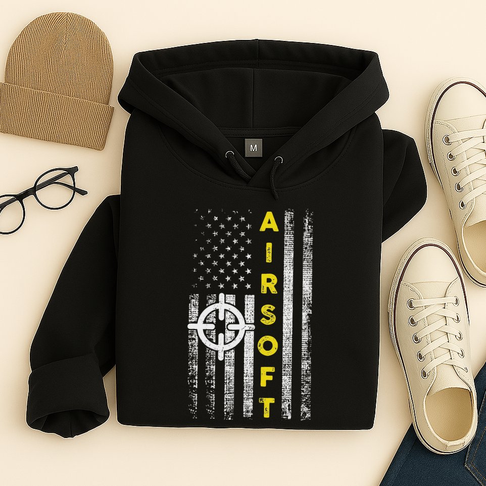 Patriotic Airsoft United States Flag Hoodie