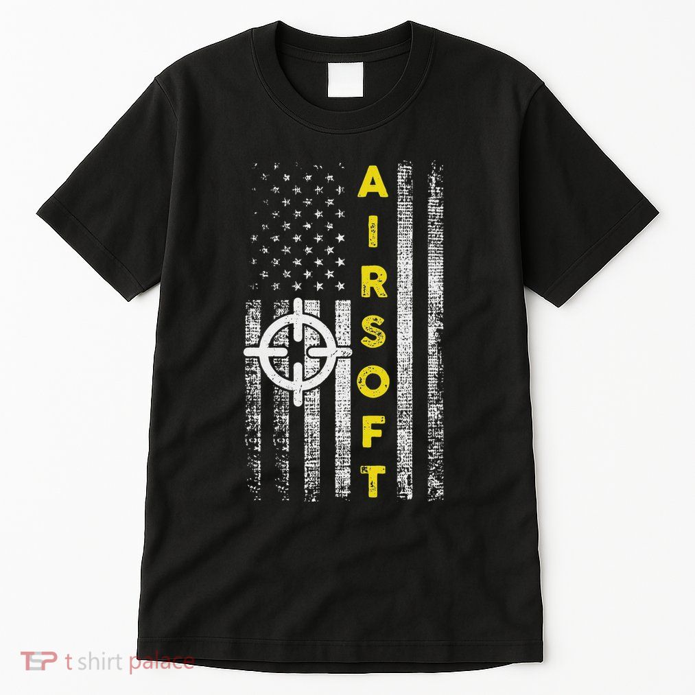 Patriotic Airsoft United States Flag Tall T-Shirt