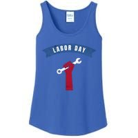 Patriot American Usa Vintage Celebrate Labor Day Great Gift Ladies Essential Tank