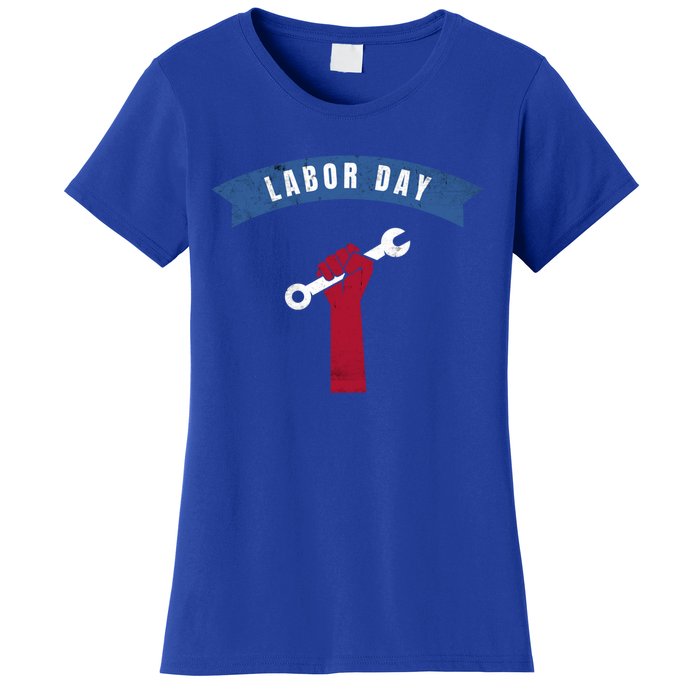 Patriot American Usa Vintage Celebrate Labor Day Great Gift Women's T-Shirt