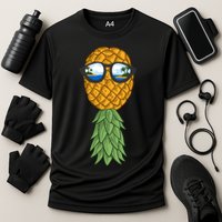 Polyamory And Upside Down Pineapple Summer Vacation Cruise Meaningful Gift Cooling Performance Crew T-Shirt