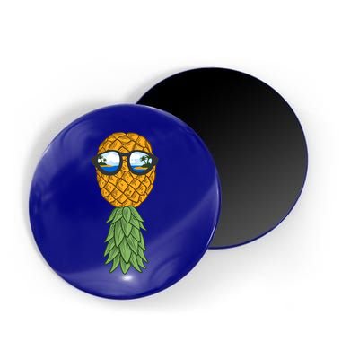 Polyamory And Upside Down Pineapple Summer Vacation Cruise Meaningful Gift Magnet