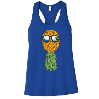 Polyamory And Upside Down Pineapple Summer Vacation Cruise Meaningful Gift Women's Racerback Tank