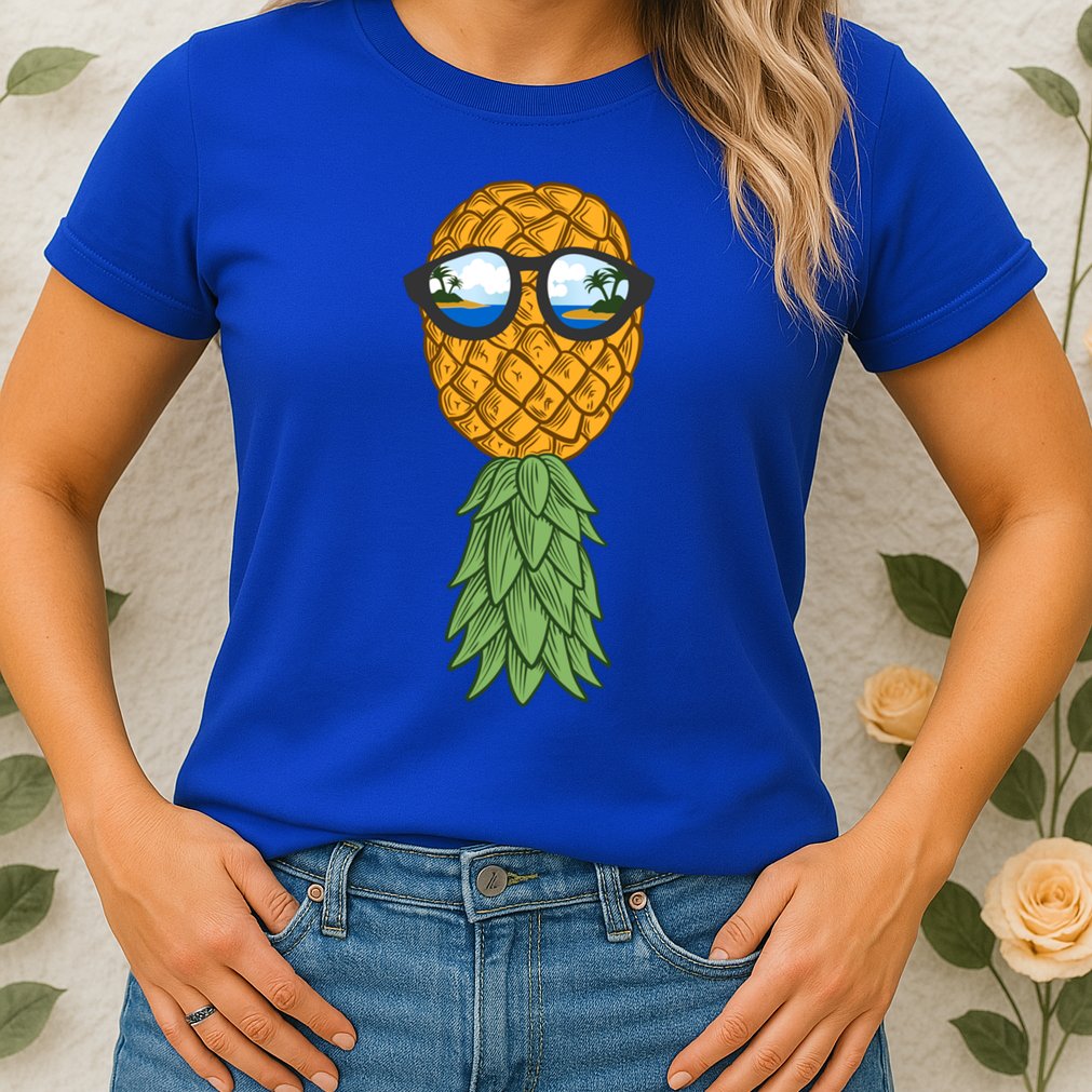 Polyamory And Upside Down Pineapple Summer Vacation Cruise Meaningful Gift Womens T-Shirt