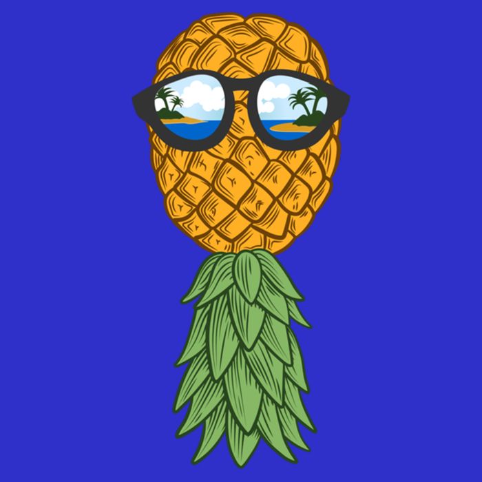 Polyamory And Upside Down Pineapple Summer Vacation Cruise Meaningful Gift Women's V-Neck T-Shirt