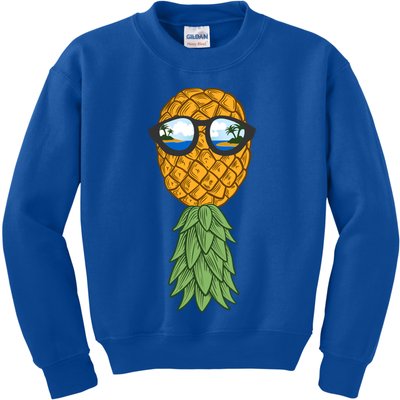 Polyamory And Upside Down Pineapple Summer Vacation Cruise Meaningful Gift Kids Sweatshirt