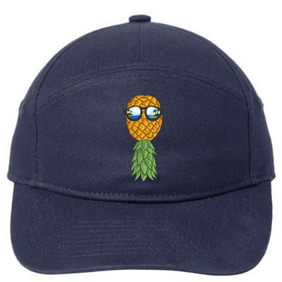 Polyamory And Upside Down Pineapple Summer Vacation Cruise Meaningful Gift 7-Panel Snapback Hat