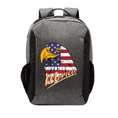 Proud American Us Flag Liberty Merica Patriotic Bald Eagle Gift Vector Backpack