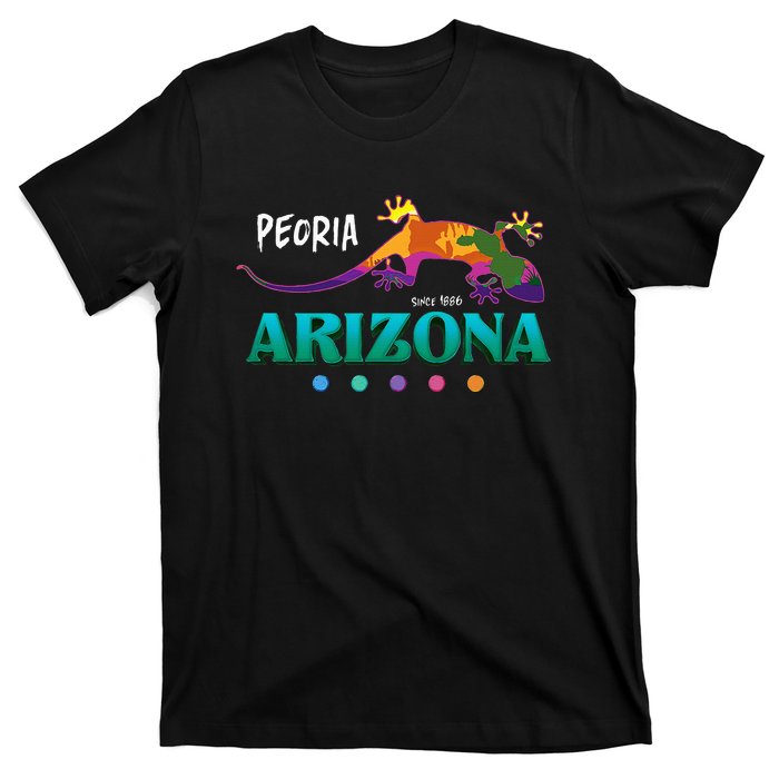 Peoria Arizona Usa Desert Gecko Lizard Vacation Souvenir T-Shirt