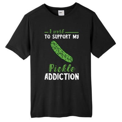 Pickle Addiction Vegetarian Vegetable Lover Pickle Food Tall Fusion ChromaSoft Performance T-Shirt