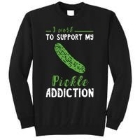 Pickle Addiction Vegetarian Vegetable Lover Pickle Food Tall Sweatshirt