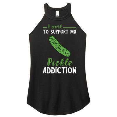 Pickle Addiction Vegetarian Vegetable Lover Pickle Food Women’s Perfect Tri Rocker Tank