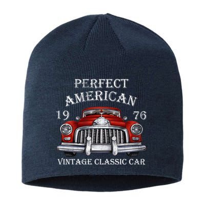 Perfect American Vintage Classic Car 1976 Sustainable Beanie