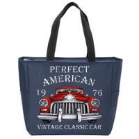 Perfect American Vintage Classic Car 1976 Zip Tote Bag