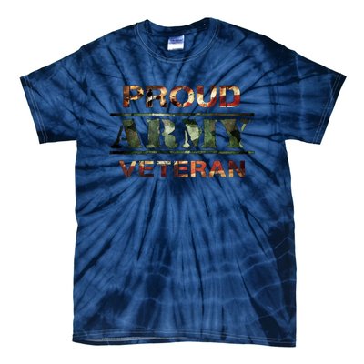 Proud Army Veteran Tie-Dye T-Shirt