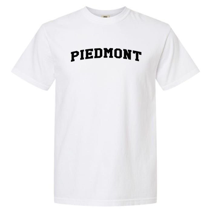 Piedmont Arch Vintage Retro College Athletic Sports Garment-Dyed Heavyweight T-Shirt