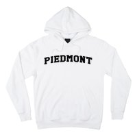 Piedmont Arch Vintage Retro College Athletic Sports Hoodie