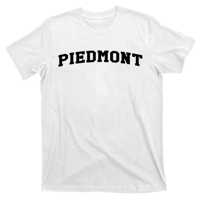 Piedmont Arch Vintage Retro College Athletic Sports T-Shirt