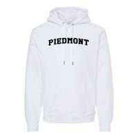 Piedmont Arch Vintage Retro College Athletic Sports Premium Hoodie